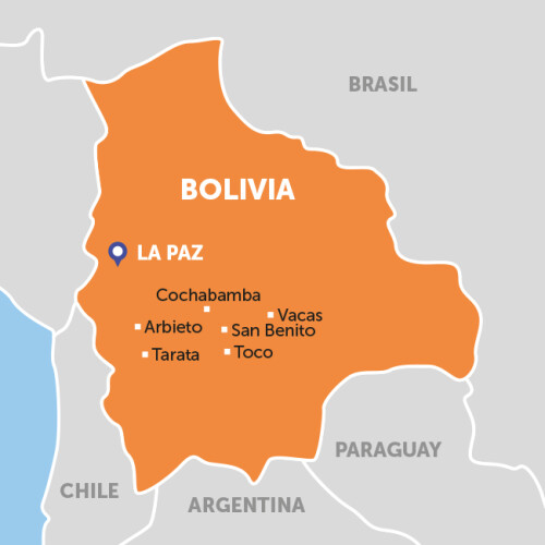 Mapa Bolivia