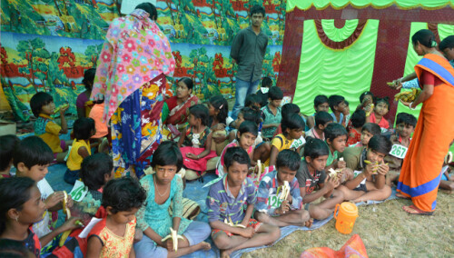 Desayunos escolares en Sunderbans